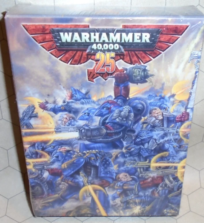 WARHAMMER 40K LIMITED EDITION SPACE MARINE CAPTAIN WH40K 25TH ANNIVERSARY NISB 792491992017