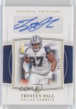 2019 National Treasures Rookie Signatures Gold 45/49 Trysten Hill #116 Auto 0s5s