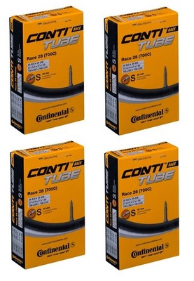 4x Continental Schlauch 700 x 18-25c - 42mm Presta Ventil - Rennrad 0181781