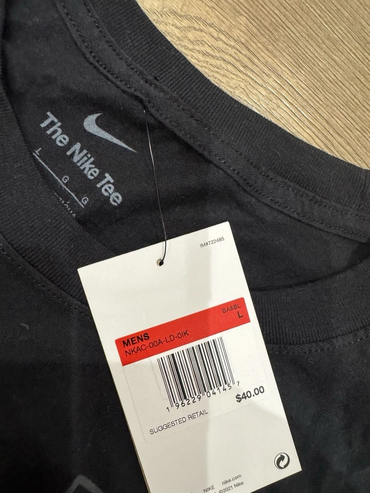 Camiseta negra manga larga Nike Local Pitch de los Dodgers de Los Ángeles nueva con etiquetas L Foto 4 de 4