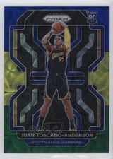2021-22 Panini Prizm Choice Blue Yellow & Green Juan Toscano-Anderson #295 0c6
