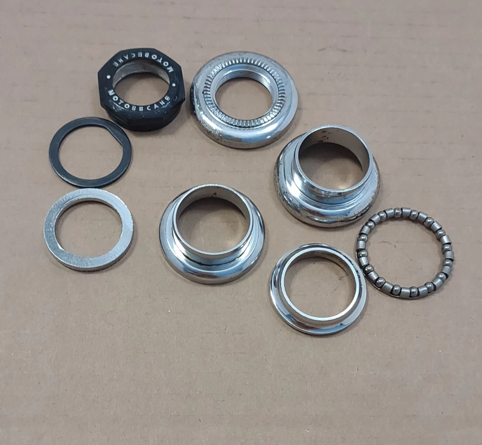 Auriculares Bicicleta Motobecane Vintage Roscados Franceses Tamaño 1" Ciclismo Ciclismo Foto 3 de 4