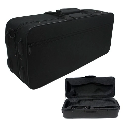 Trumpet Storage Bag Carry & Straps Case Black Brass Instrument Accessory