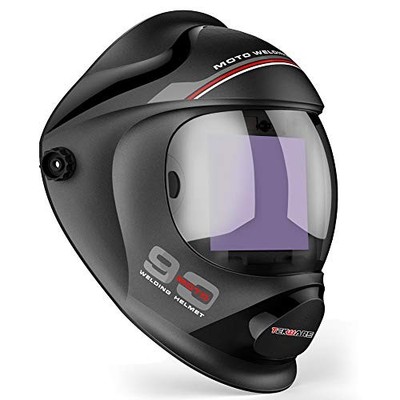 Schweißhelm, automatische Verdunkelung True Color Schweißmaske, solarbetrieben groß
