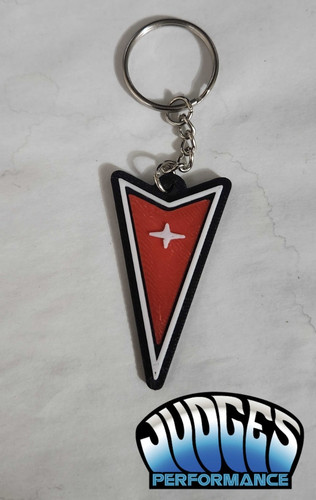 Pontiac Crest Key Chain (3D Printed)