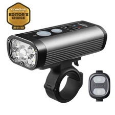 RAVEMEN PR2400 Bike Head Light OLED Runtime Display Bicycle Wireless Front Lamps