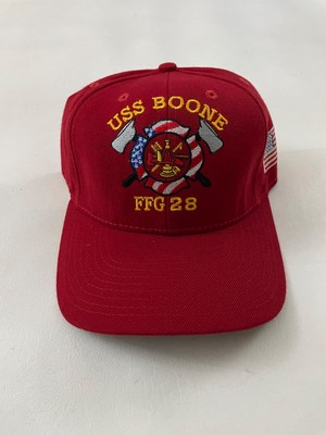 The Corps USS Boone FFG 28 DCTT Red Baseball Cap One Size