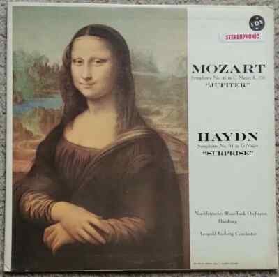 LP Mozart / Haydn Symphony No 41, C Major Jupiter ; Symphony No 94, G Major 