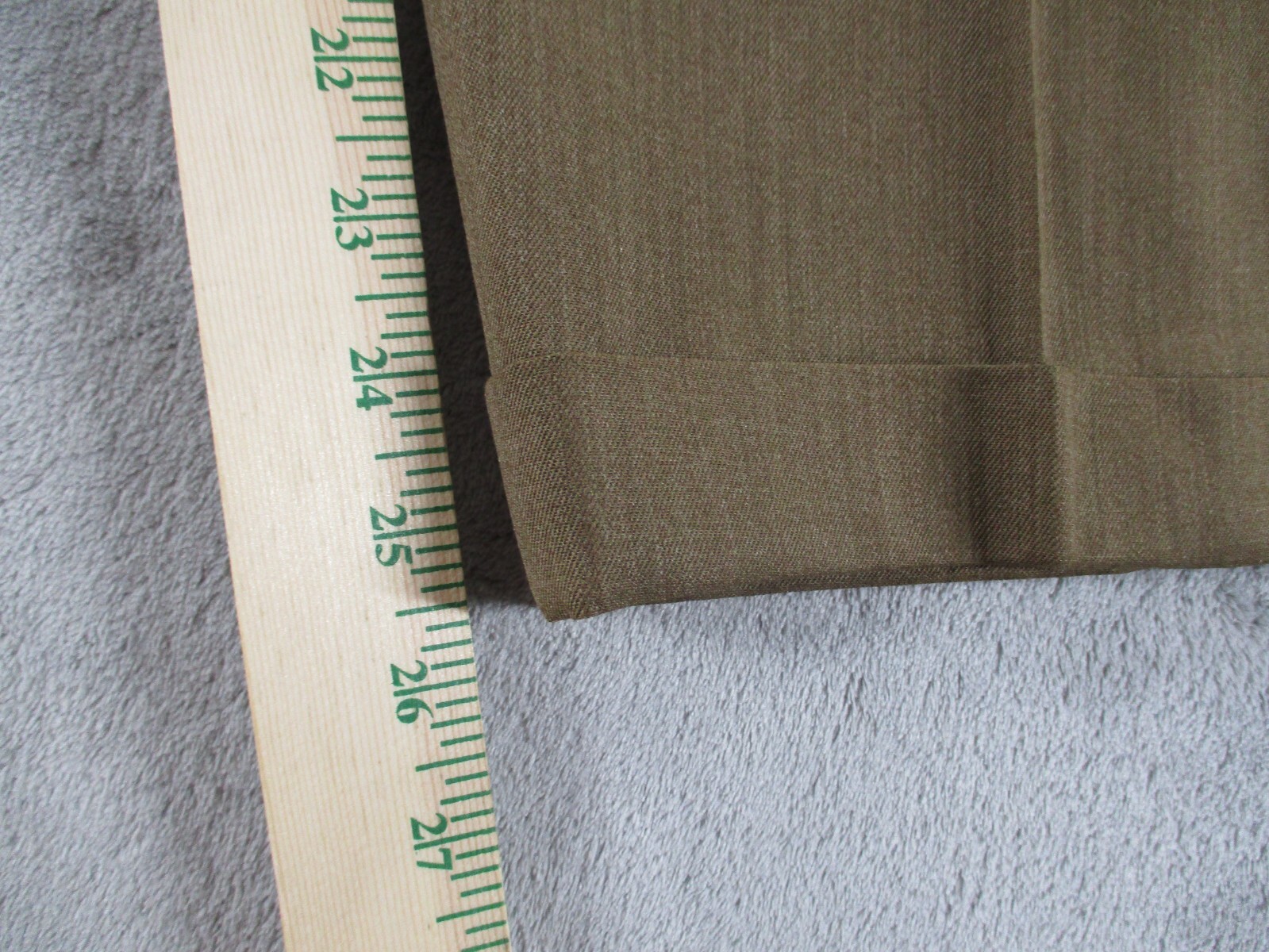 Louis Raphael Wool Blend Dress Pant Mens 36 x 34 Brown Office Vintage EUC