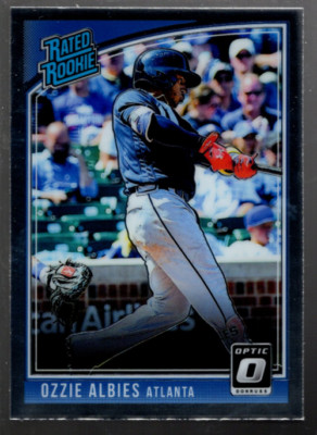 A8127- 2018 Donruss Optic #36 Ozzie Albies RR RC - Nm-Mt Rookie Card