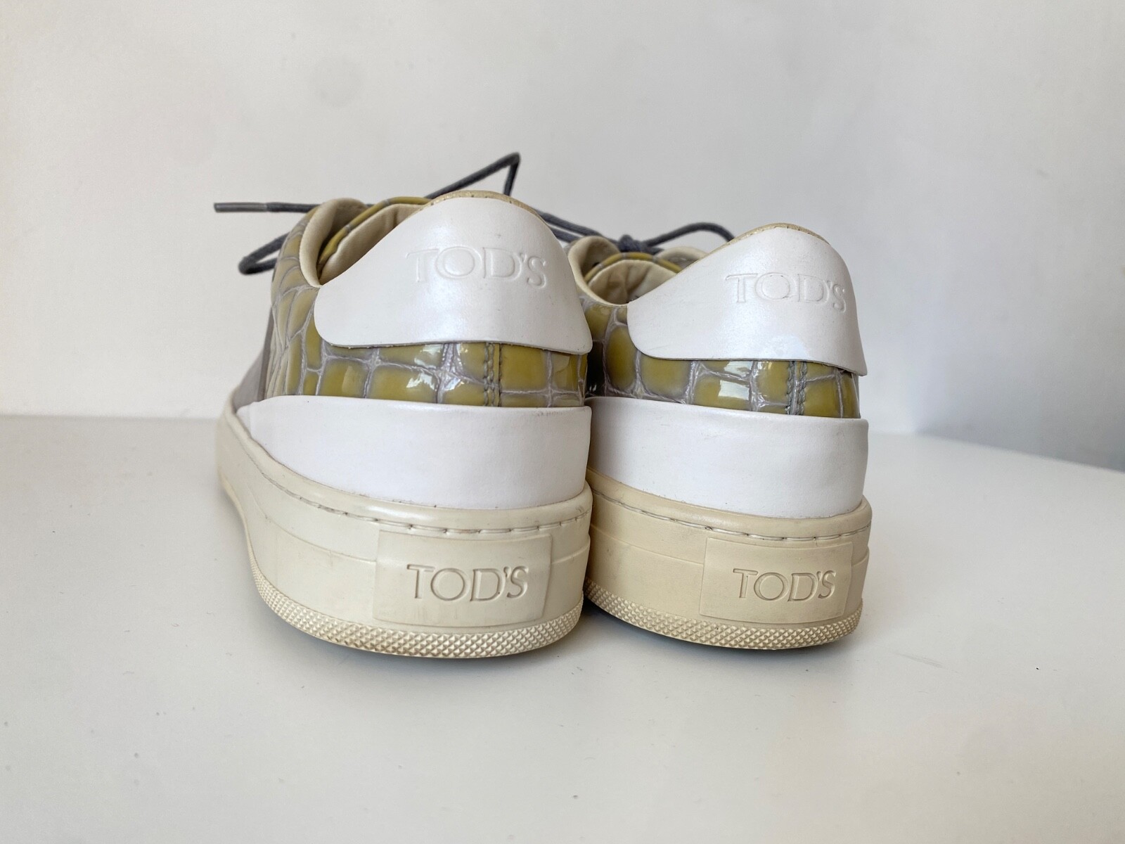 Tod's Multicolor Python And Leather Lace Up Sneak… - image 7