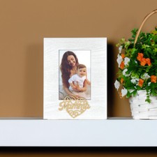 CORNICE FOTOGRAFICA CUORE sublimato per matrimonio fai da te/compleanno/san Valentino EUR 13,44