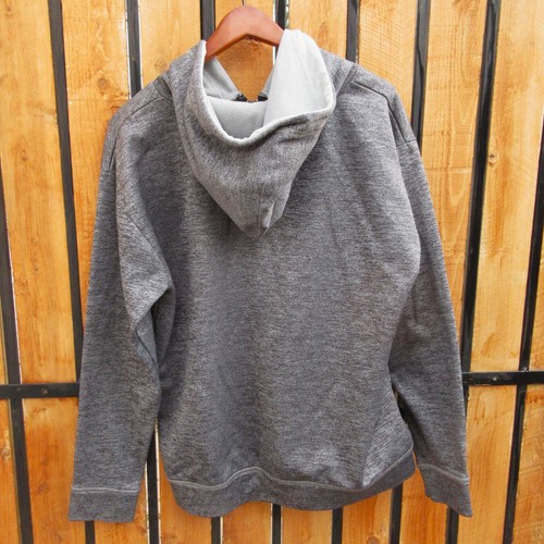 Men's L Gray DORNEY PARK Hoodie Sweatshirt Cedar Fair Pockets Full Zip Est 1884 - Picture 7 of 14