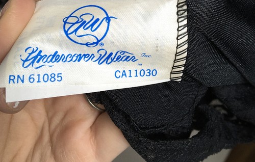 Maxi camisón vintage sedoso de nailon de barrido completo vestido sin mangas ropa encubierta - Imagen 6 de 6