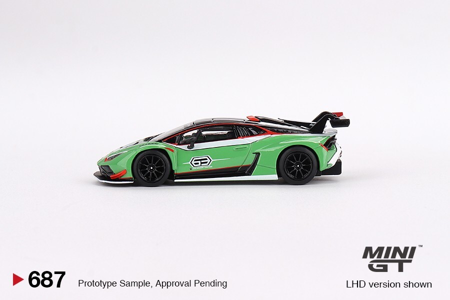 ミニカー MINIGT Lamborghini Huracan GT3 EVO #4 Mini GT 1:64 Lamborghini Huracán GT3 EVO2 Presentation #687 | eBay