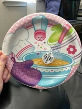 Creative Converting Little Chef Birthday Dinner Plates 8ct. Multicolor New!