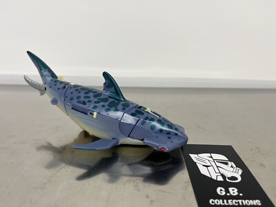 Transformers Beast Wars Maximal Cybershark DLX Class 100% Complete