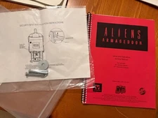 Raw Thrills "Aliens Armageddon" Arcade Game Manual & Security Bolts