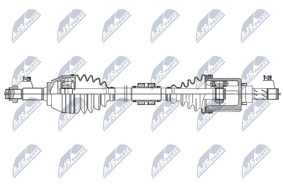 NPW-NS-146 NTY Drive Shaft for NISSAN