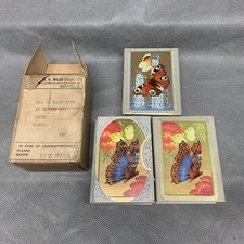 NOS Vintage British Waddingtons Butterfly Pla...