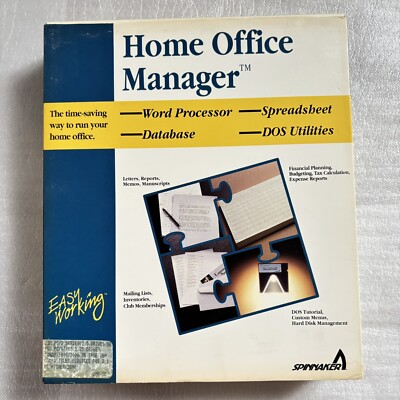 Tandy / IBM Home Office Manager With Box Rare