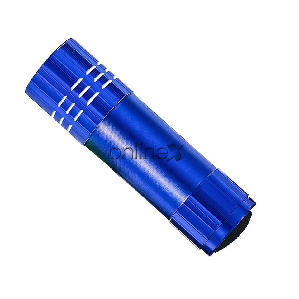 Mini Linterna LED Camping, Senderismo, Juegos... Aluminio Azul a5792 - Imagen 4 de 4
