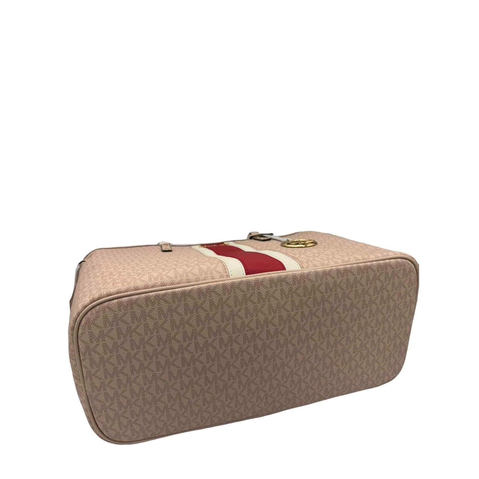 Nuova con etichette Michael Kors ""MK"" Jet Set Viaggio Balletto Lg Borsa con cordino