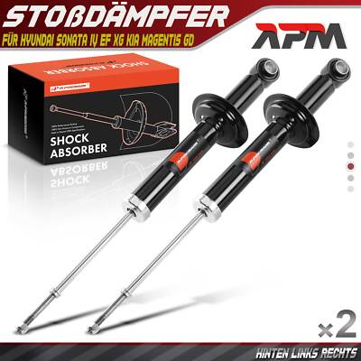 2x Stoßdämpfer Gasdruck Hinterachse für Hyundai Sonata IV EF XG Stufenheck 00-05