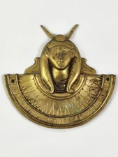 Rare P.E. Guerin NY Signed Gilt Bronze Egyptian Pharoah Ormolu PEG