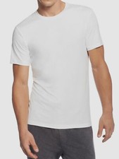  24 32 Degrees Cool Men's White Ultra-Soft Crew-Neck Short-Sleeve T-Shirt Size S