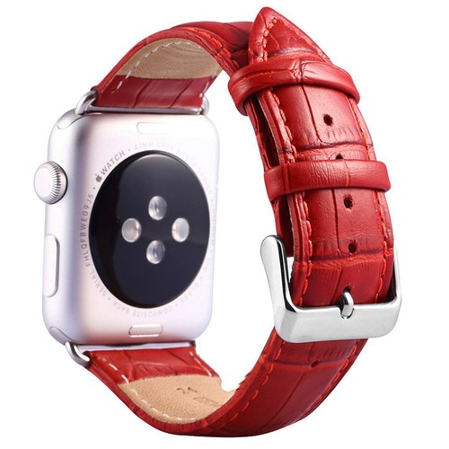 Bandas de correa de cuero genuino de dos piezas para repaldamiento de Apple Watch Series 7654321 - Imagen 22 de 25