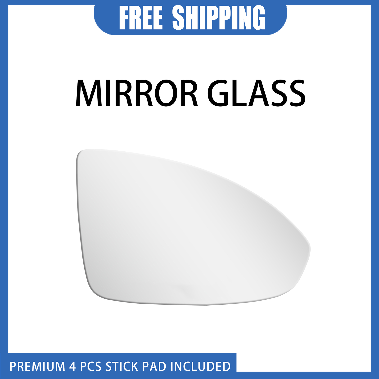New Mirror Glass Replacement For 2011-2016 Chevrolet Cruze Right Side Convex