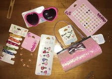 Claire  s Jewelry Sticker Earrings Purse Jewelry Ring Cupcake Hair Easter Lot