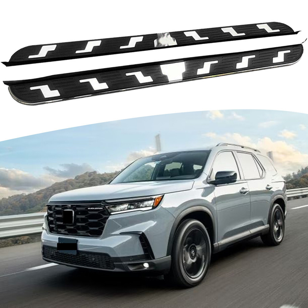 Black Running Board fits for Honda Pilot 2023-2025 Side Step Nerf