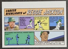 2022 Topps Heritage Reggie Jackson 1973 Topps Comics #73TC-9 Oakland Athletics