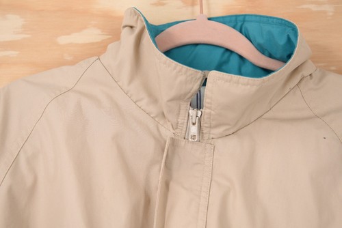 Vintage TABASCO Zip Hidden Hood Harrington Bomber Jacket Windbreaker Mens XL - Picture 5 of 9