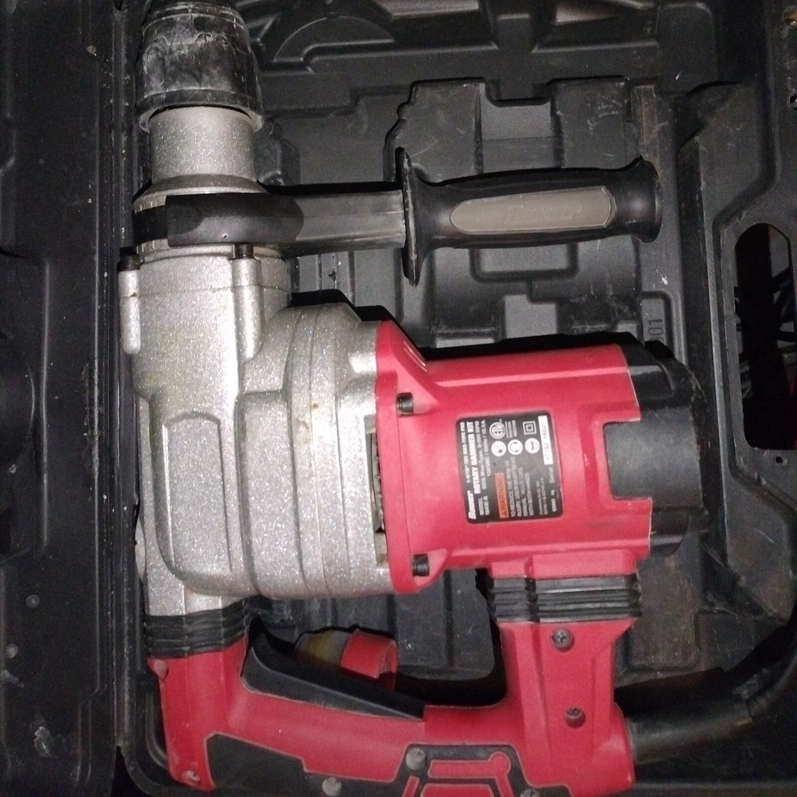 Bauer 1641EB 11Amp SDS Max Type Pro Demolition Hammer Kit 840183200909