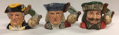 Royal Doulton Explorer Tinies Collection Miniature Character Jugs - Picture 5 of 11