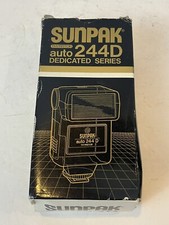 Sunpak Auto Flash 244D with Box And Paperwork Nikon TTL