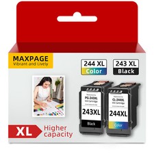 PG-243 XL CL-244 XL Ink Cartridges for Canon MG2522 MG2520 MX490 TS3122 TR4522