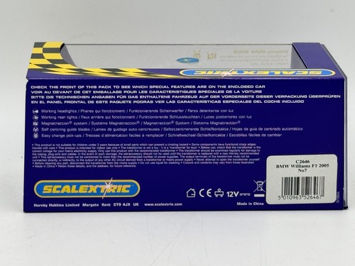 Slot Car 1/32 Scalextric " BMW Williams F1 2005 N° 7 " Ref. C2646 - Picture 2 of 4
