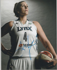 Janel McCarville Autographed 8x10 Minnesota Lynx E255