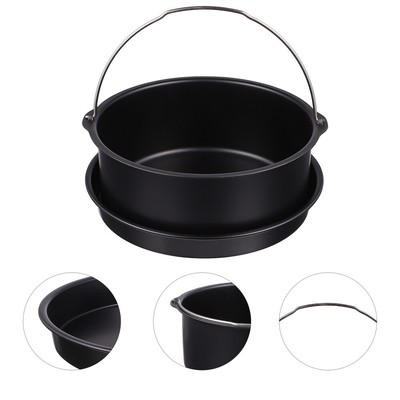 Air Frying Pan Air Fryer Baking Pan Air Fryer Cookware Deep Fryer Accessories