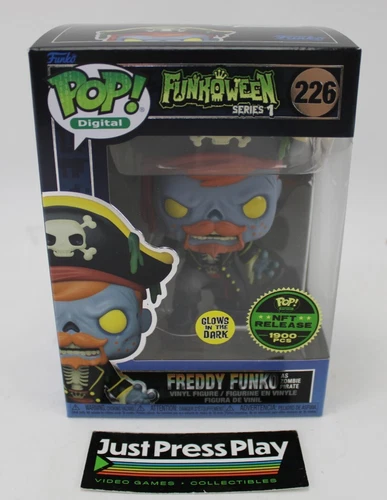 Funko Pop! Digital: Funkoween - Freddy Funko as Zombie Pirate #226 (Glow)