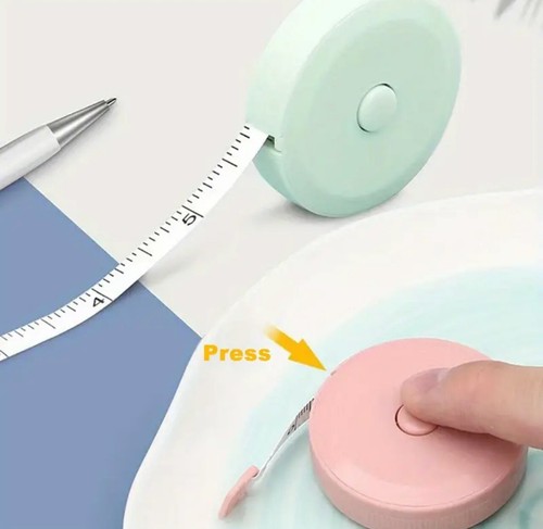 Cinta métrica corporal 150 cm cintura tela vestido sastre costura regla retráctil - Imagen 12 de 33