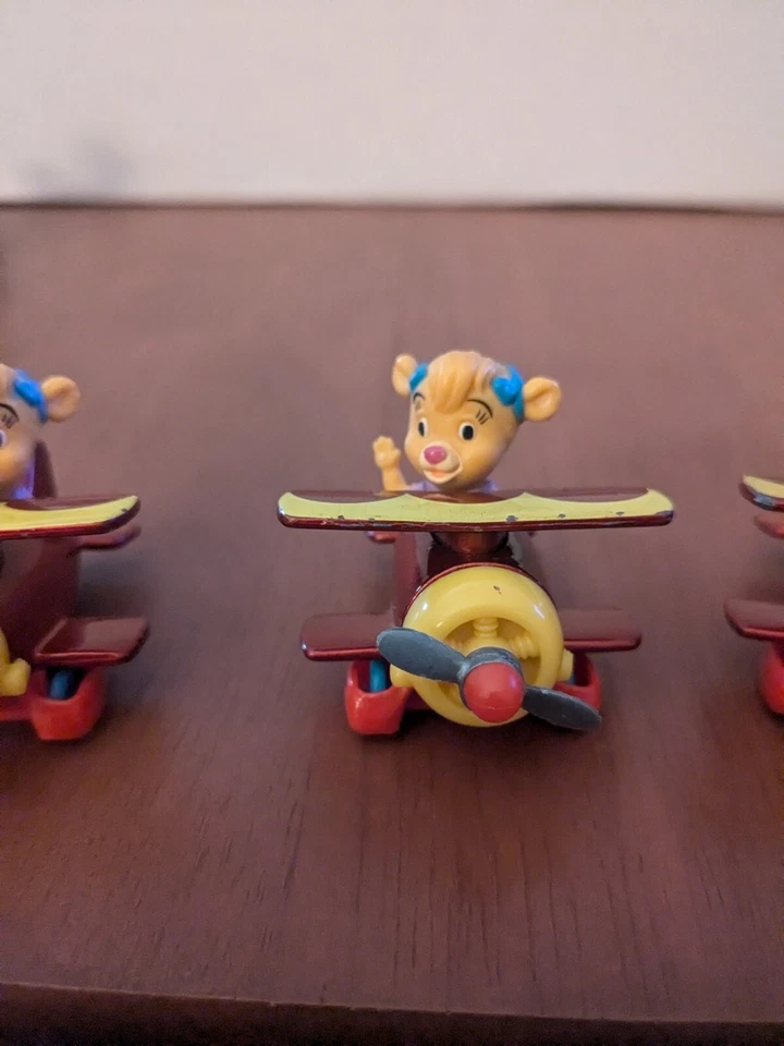 Disney Vintage Talespin Brinquedo Diecast Figuras Avião Conjunto de 7 - Baloo/Kit e Mais!!! - Imagem 3 de 4