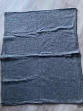 H&M Wolle XXL Loop Tuch Schal Plaid Stola Blogger Grey Grau HuM Warm Kuschelig
