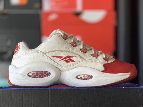 REEBOK QUESTION LOW IVERSON WHITE RED 