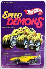 Vintage Hot Wheels Vintage Turboa Speed Demons Series - 2061 NRFP 1985 Yellow