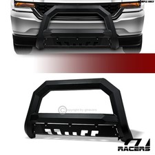 For 2007-2018 Silveradosierra 1500 Matte Blk Avt Angular Bull Bar Bumper Guard